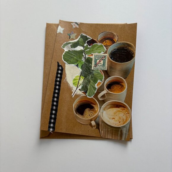 Coffee Collage Postcard - Picture 2 of 6